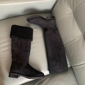 COACH® Eliza  Curly Real Shearling Knee height Boots